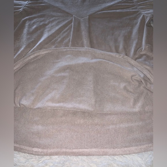 Moonchild Women’s Suede Sz M Blouse “Never perfect but always awesome” PreOwned - Picture 6 of 10